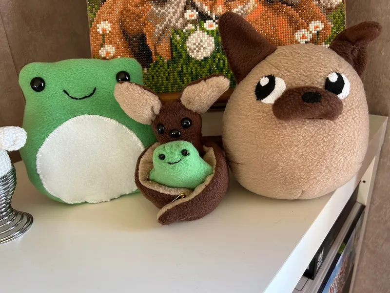 Family of plushies